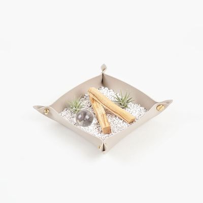 플랫츠 팟트레이 M 라이트그레이 + 팔로산토 키트