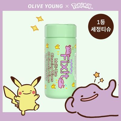 [포켓몬 에디션] 픽싯 미니 세정 롤티슈 롤티슈 80매