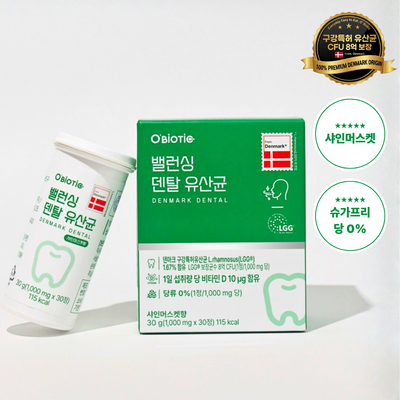 오바이오틱 밸런싱 덴탈 유산균 30정