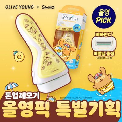 [9월 올영픽] 쉬크 인튜이션 비타민C 래디언스 여성 제모기 폼폼푸린 기획 (기+날2+1입) 외 4종