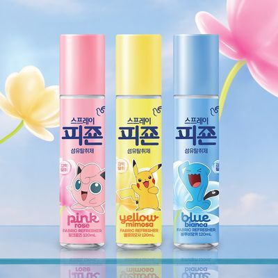 [포켓몬 에디션] 스프레이피죤 섬유탈취제 강력탈취 120ml 3종 택 1