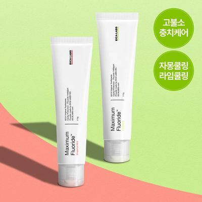 [고불소] 에이카랩스 고불소 치약 110g 2종 (라임블렌드/자몽민트)