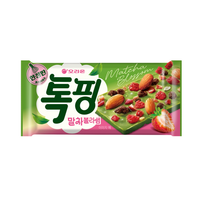 오리온 톡핑 말차블라썸 43g