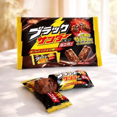 유라쿠 블랙썬더 미니바 132.8g
