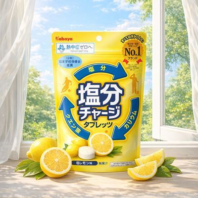 카바야 염분차지캔디 레몬맛 81g