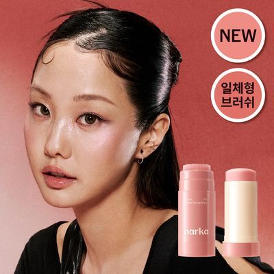 [일체형 브러쉬/세미매트] 나르카 슈퍼 픽스 슬릭 왁스 스틱 15g