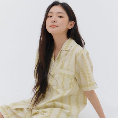 오프아워 타이드리듬 젤리스 반팔 잠옷 세트 (M / L / XL)