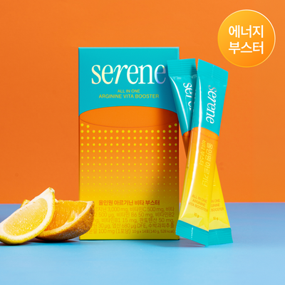[에너지부스터] 세렌 올인원 아르기닌 비타 부스터 오렌지맛 14포 (14일분)
