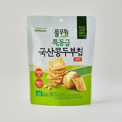 풀무원식품 특등급 국산콩 두부칩 40g 감자
