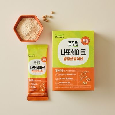 풀무원식품 나또 쉐이크 40g 병아리콩 7입