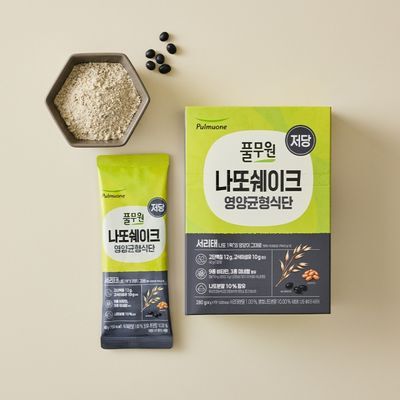 풀무원식품 나또 쉐이크 40g 서리태 7입