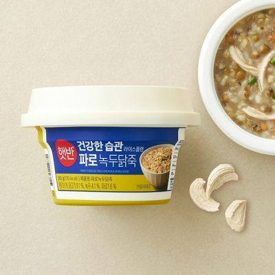 햇반 라이스플랜 파로 녹두닭죽 265g