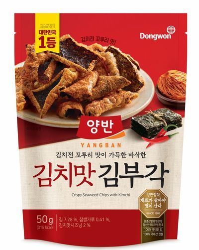 양반 김치맛 김부각 50g