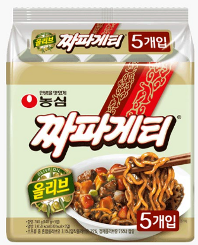 농심 짜파게티 멀티팩 5개입