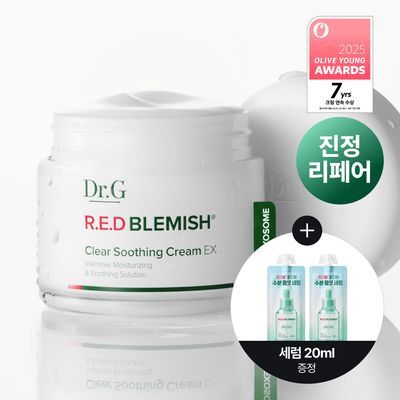 닥터지 레드 블레미쉬 클리어 수딩크림EX70ml+30ml 증정기획(+세럼20ml)