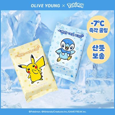 [포켓몬 에디션]식물나라 시원한 데오티슈 15매(무향/쿨링)