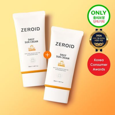 [2-Pack Special] Zeroid Daily Sun Cream Special (50ml+50ml)