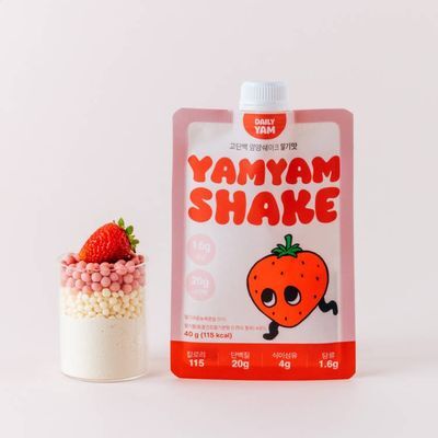데일리얌 고단백 얌얌쉐이크 딸기맛 40g