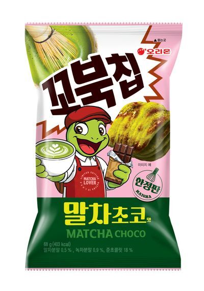 오리온 꼬북칩 말차초코 68g