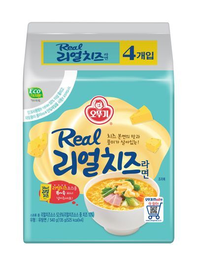오뚜기 리얼치즈라면 135g*4개입