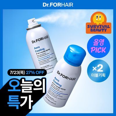 [7월 올영픽/두피쿨링] 닥터포헤어 에어로 쿨링 스프레이 100ml 더블 기획