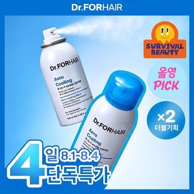 [8월올영픽/파우치증정이벤트] 닥터포헤어 에어로 쿨링 스프레이 100ml 더블 기획