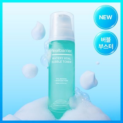 [NEW/버블수분] 리얼베리어 워터리 히알 버블 토너 140ml