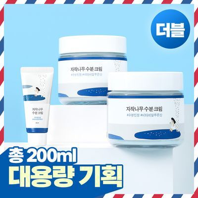 [Double] Round Lab Birch Moisture Cream 80ml Double Set (+40ml)