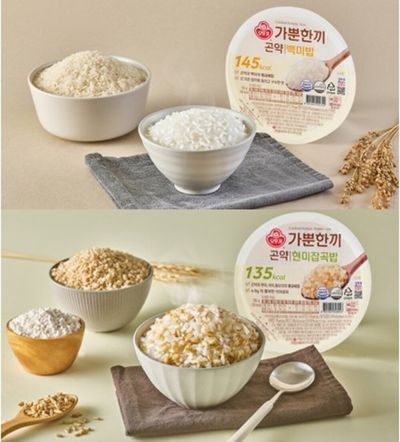 오뚜기 가뿐한끼 곤약밥 130g 3종 택1(백미/현미잡곡/현미)