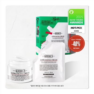 키엘 울트라 훼이셜 크림 리필 기획 (150ml+50ml)