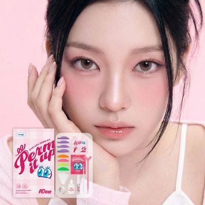 [1위/쉬운펌키트/리뉴얼] 로잉즈 펌잇업 아이래쉬펌 키트 10회분(L컬+C컬)