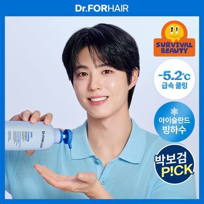 [여름필수템/두피쿨링] 닥터포헤어 에어로 쿨링 샴푸 400ml 기획 (+70ml)