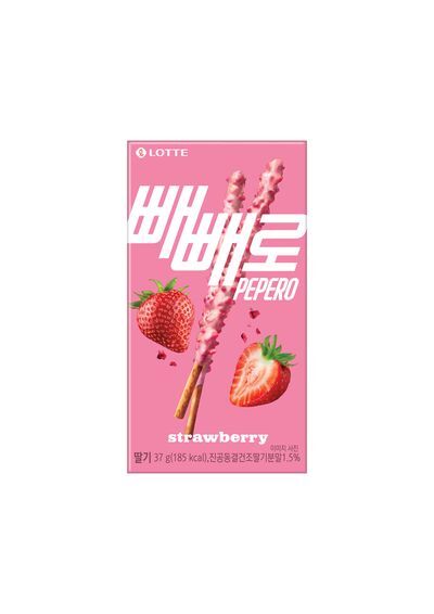 롯데 빼빼로 딸기 37g