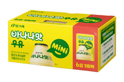 빙그레 바나나맛우유 미니 6입 번들