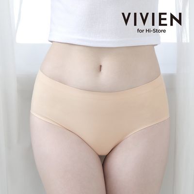 비비안 제로라인 심리스 팬티 2매입 (베이지/블랙)