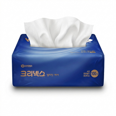 크리넥스 얼티밋 케어 로션티슈 100매*3팩