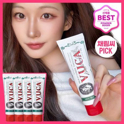 [고불소/대용량] 뷰카 클래식 구취케어 치약 아쿠아민트향 110g 4개입