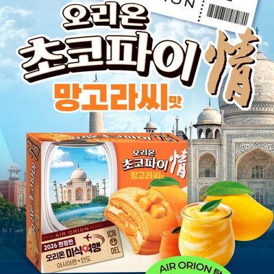 오리온 초코파이 망고라씨맛 12P