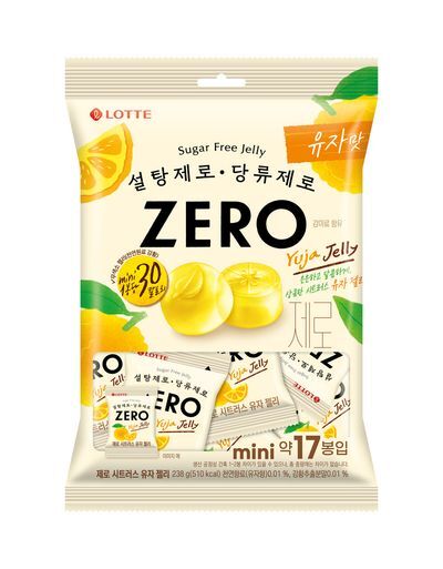 롯데웰푸드 제로 시트러스 유자젤리 238g