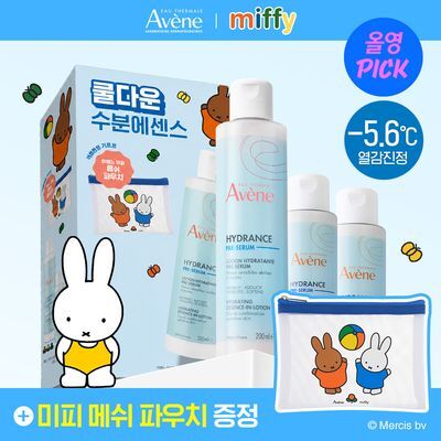[미피 파우치 증정/7월 올영픽] 아벤느 이드랑스 에센스 인 로션 200ml 기획 (+100ml*2 + 미피 파우치)