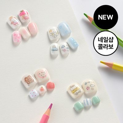 [NEW/장원영픽] 데싱디바 매직프레스 네일샵콜라보 네일/페디 11종