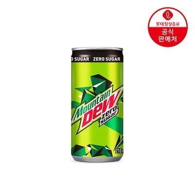 롯데칠성 마운틴듀 제로 210ml 30캔