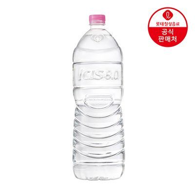 롯데칠성 아이시스8.0 무라벨 생수 2.0L 12페트