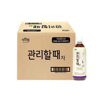 자연원 관리할때차 500ml x 20병