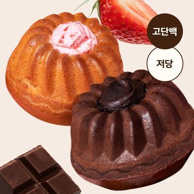 빼바 프로틴 머핀 90g * 4개입 (카카오/스트로베리)