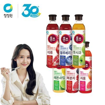 대상 청정원 홍초 900ml 6종 택1