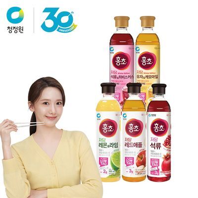 대상 청정원 저당 홍초 900ml 4종 택1