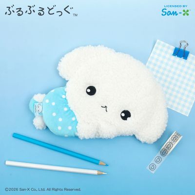 콜리 부루부루도그 잠옷 지퍼 파우치