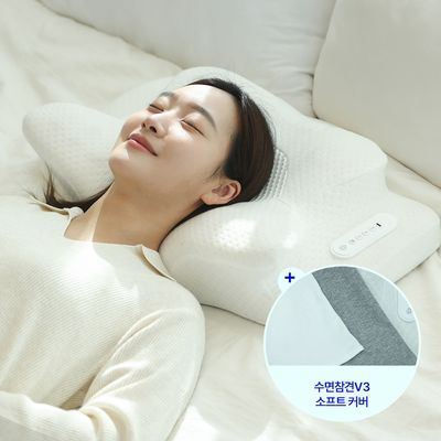 제스파 잠들기 전 사용하는 마사지베개 수면참견 V3 단잠 ZP5840 + 소프트 커버 ZP5840C