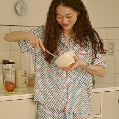 보웰 [BWTZ] 데이오프 비스코스 100% 파자마 반소매세트 블록 3종